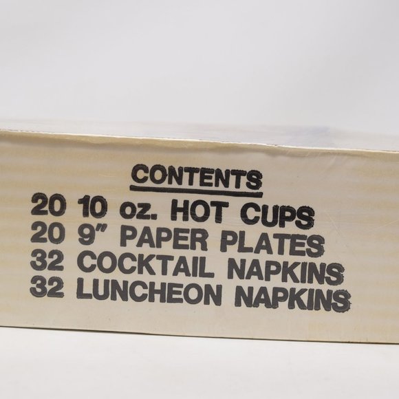 Vintage UF Florida Gators Paper Plate Cup Napkin Set Sealed Tailgate Albert - Picture 3 of 9